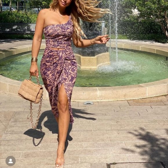 ZARA Printed Co-ord Sarong Skirt Set - Picture 4 of 9